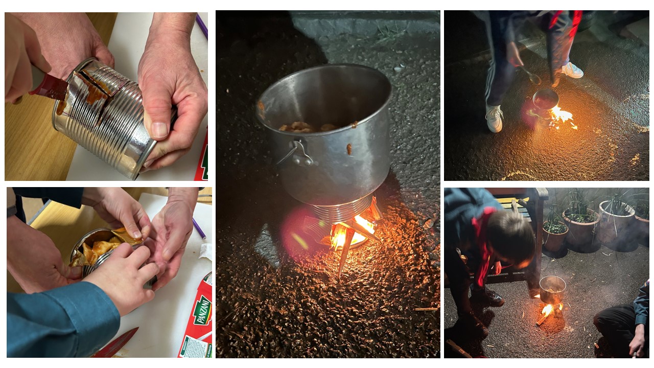 Tin Can Wood Stove